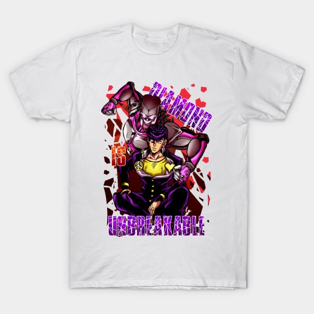 Josuke is Unbreakable! T-Shirt by LucasBrenner